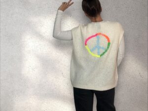 Weste „Peace“ - creme