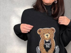 Pullover "Teddy“ - schwarz
