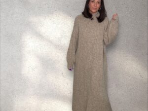 Kleid "Oversize" - taupe