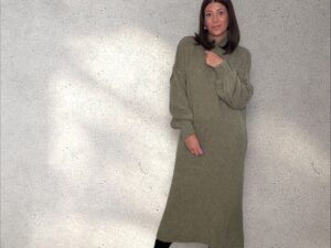 Kleid "Oversize" - olive