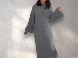 Kleid "Wintertraum“ - grau
