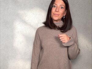 Pullover „Trompete“ - taupe