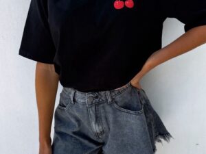 Shirt Cherry - black