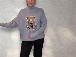 Pullover "Teddy“ - grau