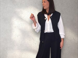 Weste kurzarm - marineblau