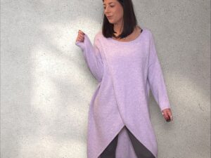 Pulloverkleid - flieder