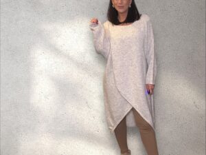 Pulloverkleid - creme