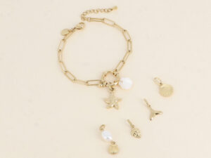 Charm-Armkette "SummerVibes" aus Edelstahl