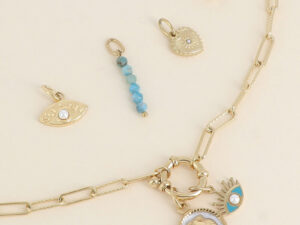 Charmkette "Summertime" aus Edelstahl