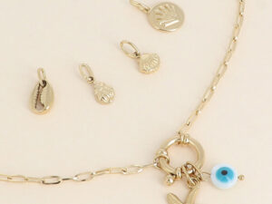 Charmkette "Meeresfrüchte" aus Edelstahl